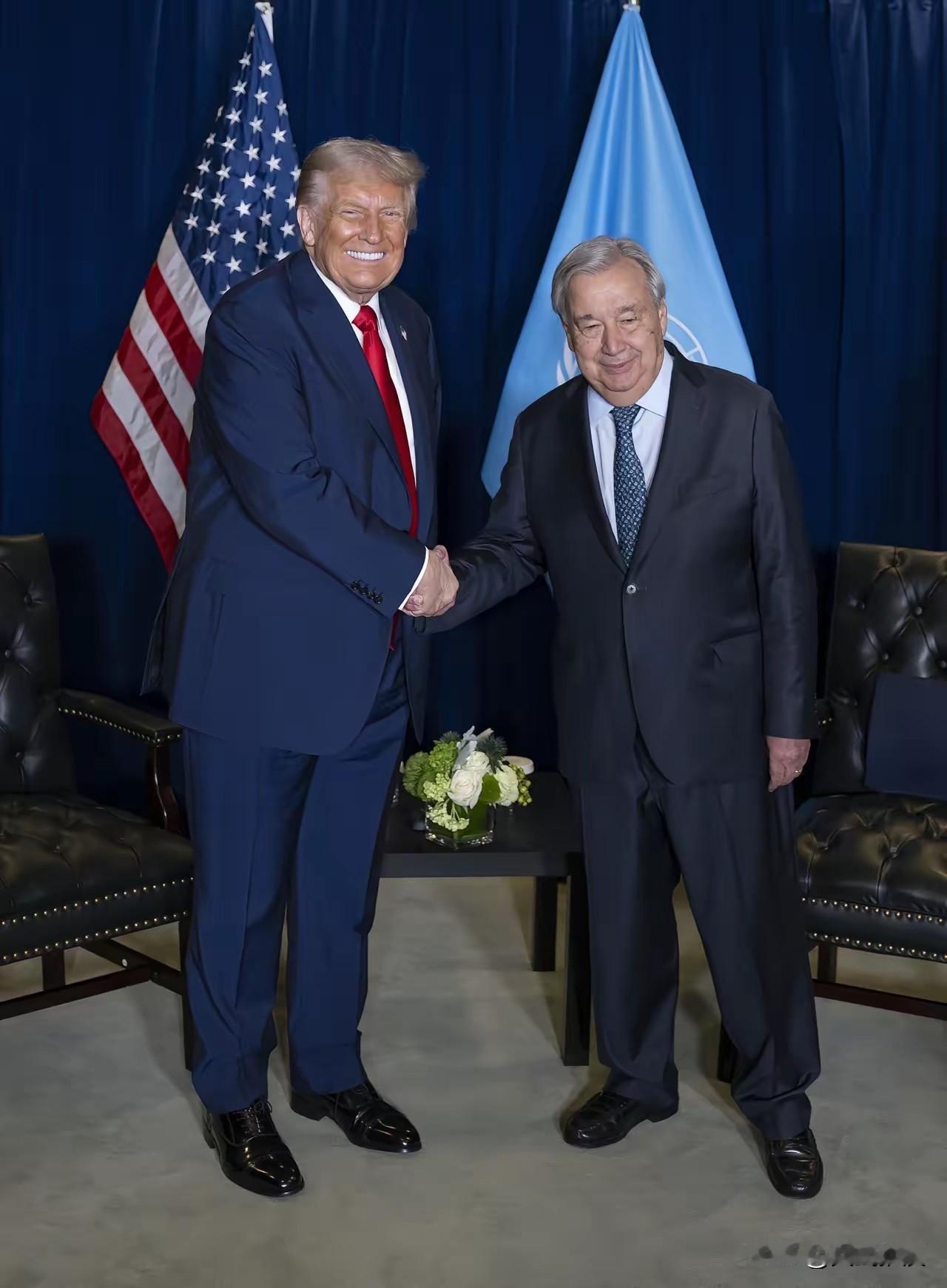 白宫消息：特朗普今天会见联合国秘书长古特雷斯

特朗普今天见了联合国秘书长古特雷