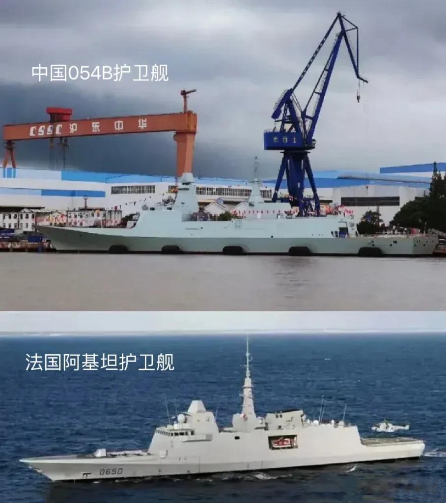 法国：中国054B型护卫舰，是抄袭法国“阿基坦”级护卫舰的产物。
8月26日20