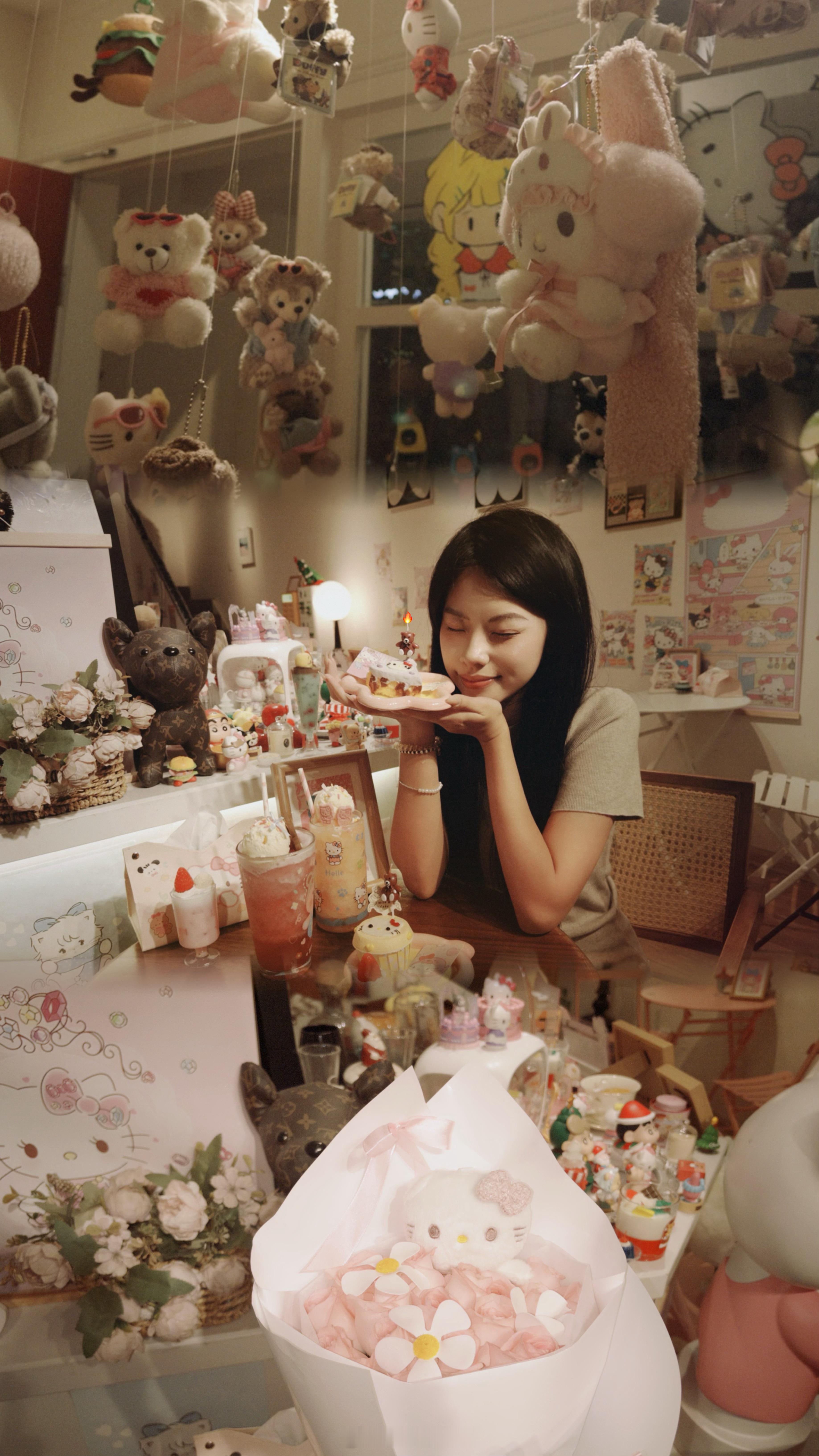 许了两次愿望～ 