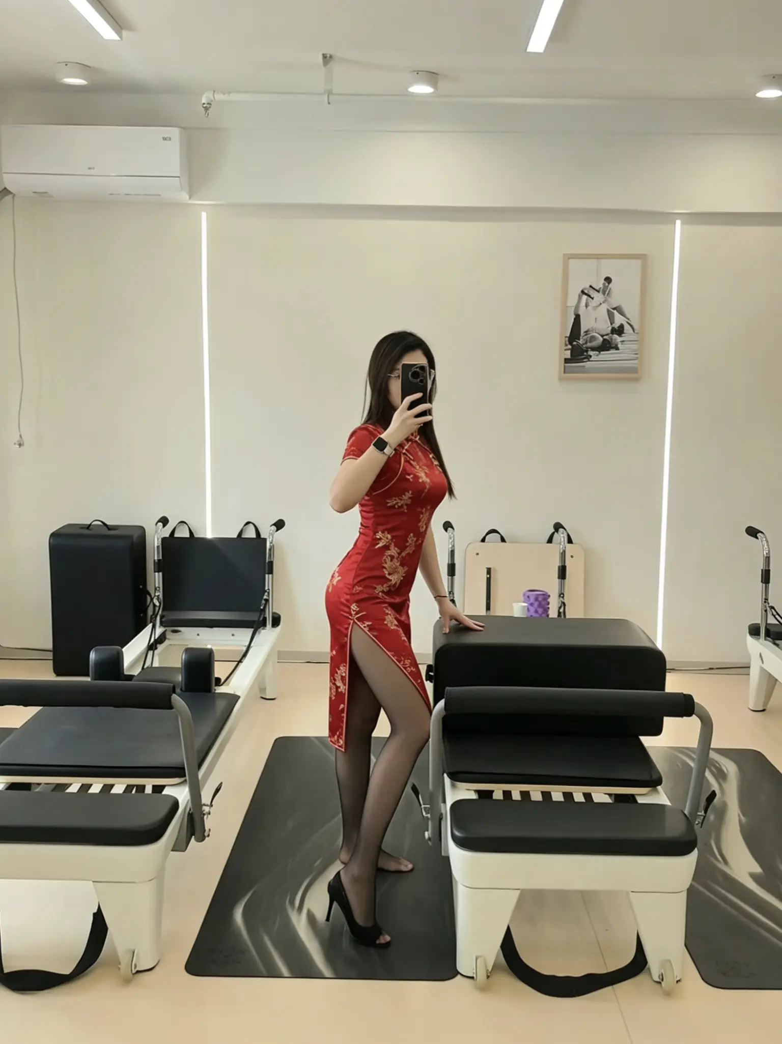 红色🔴旗袍！漂亮