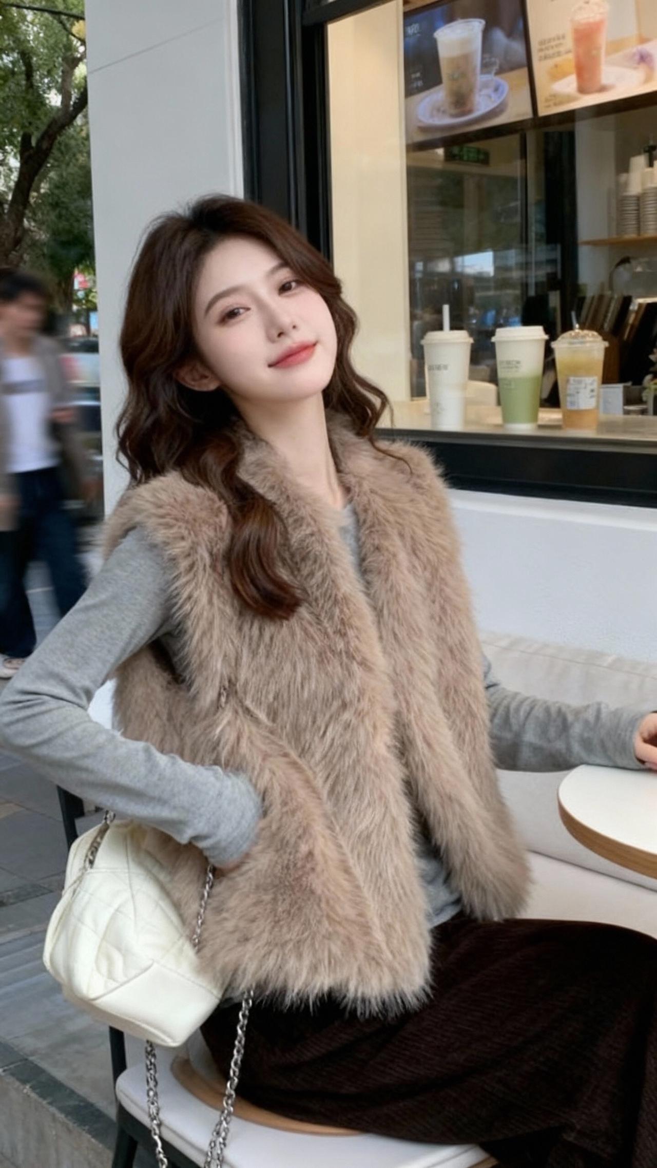 皮草穿搭 今天穿什么 新年穿搭 抖音推广 皮草控