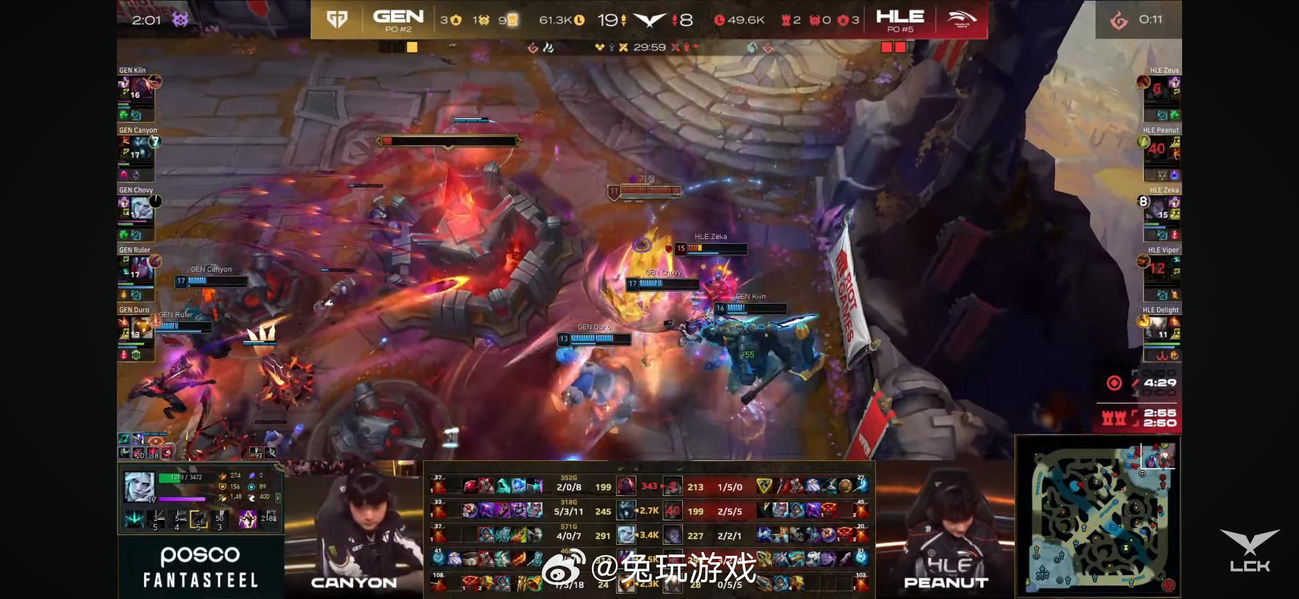 【 2025lck   HLE 2-2 GEN】战歌起！佛耶戈完美发挥，恭喜GE