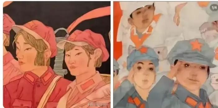针对山东师大刘翔鹏的画作抹黑红军战士，亵渎革命先辈，仅仅撤出画展是不够的，还需从