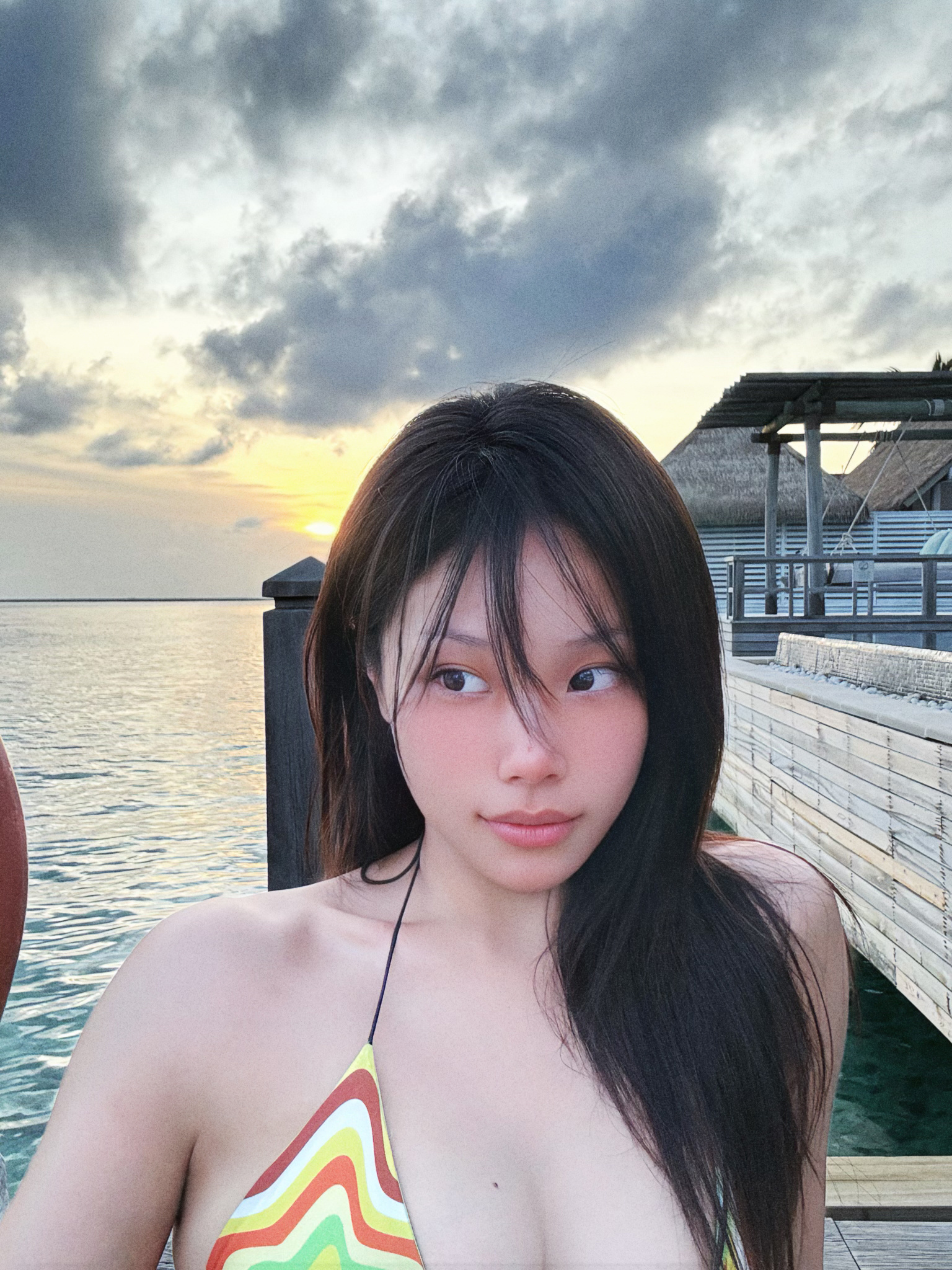 万妮达海边随拍🐚石凯万妮达暗流 ​​​