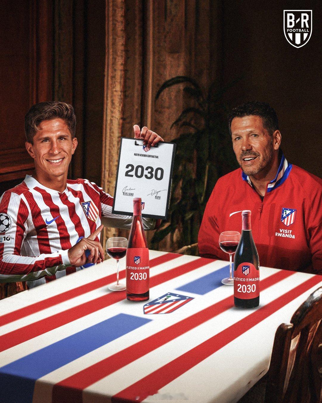 阿根廷球迷俱乐部 朱利亚诺·西蒙尼与马德里竞技续约至2030年。留在家族中🍷阿