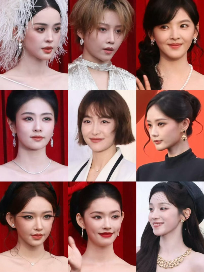 芭莎红毯女明星怼脸生图，谁扛住了？ ​​​