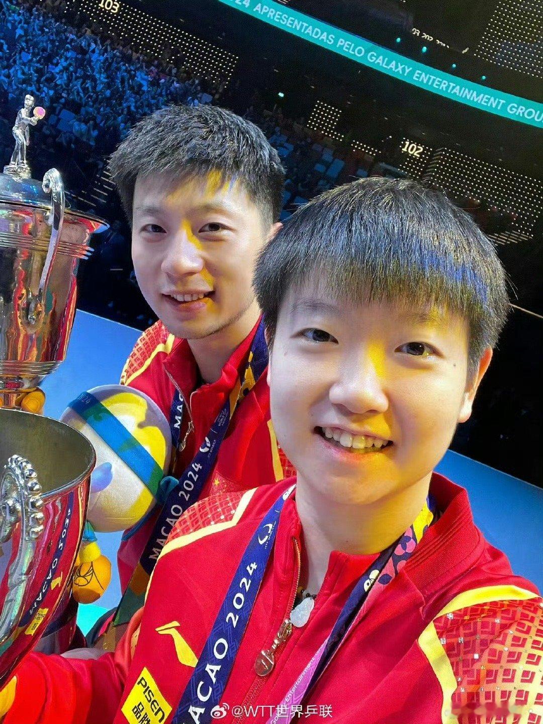 国乒丢冠孙颖莎是卫冕冠军哦！孙颖莎守护国乒荣耀！[打call] ​​​