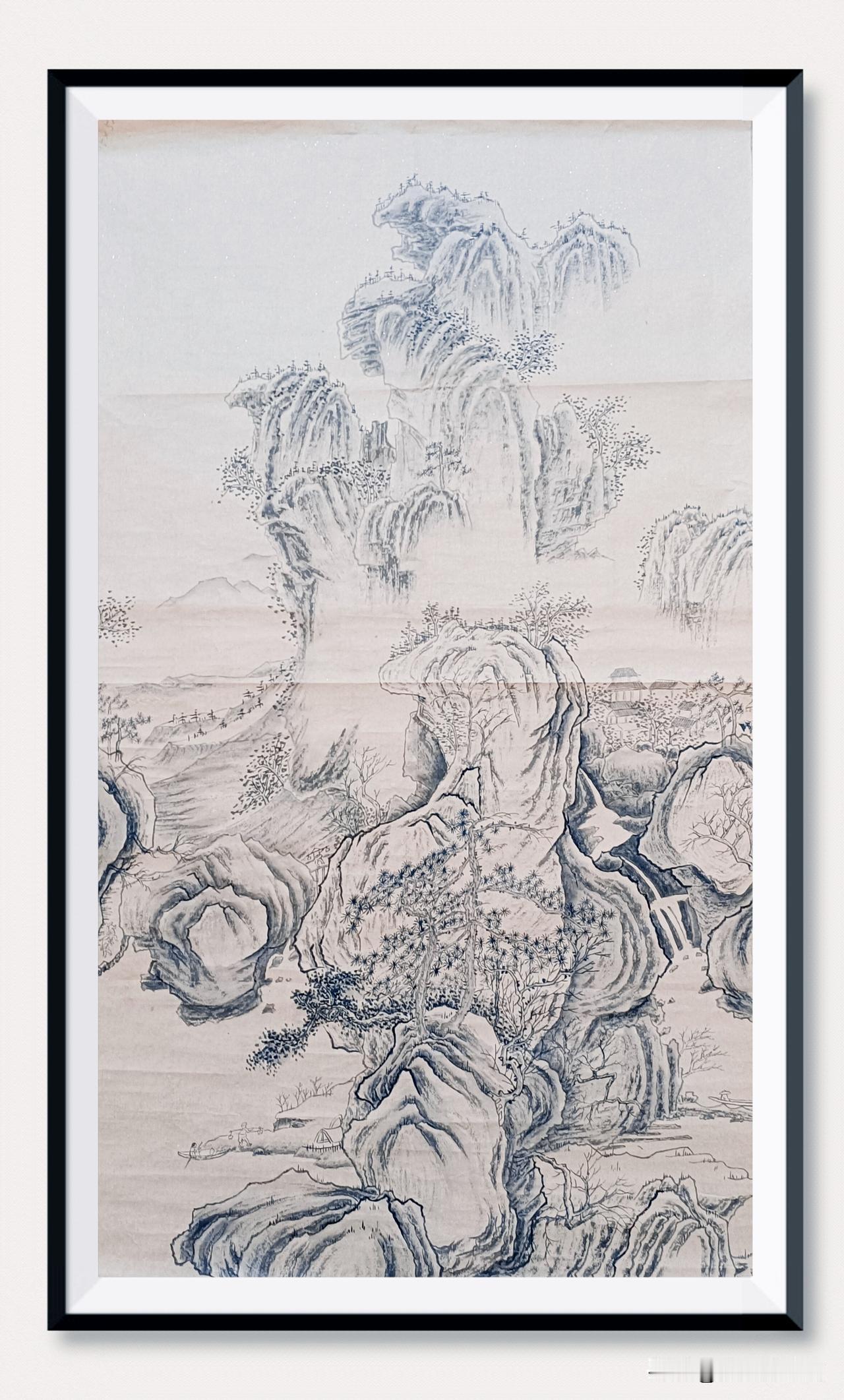 完成郭熙《早春图》的临摹绘制。这幅画特别经典，细节满满，构图巧妙，我学到很多绘画