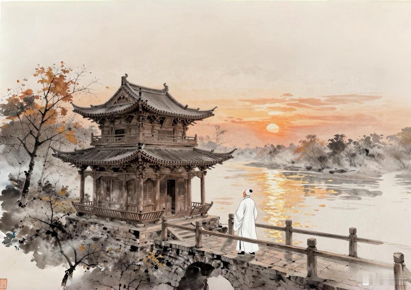 【处暑·抱秋】壬寅年处暑日作秋风很凉，掉下了青涩的海棠，一颗颗落在地上。秋风很凉