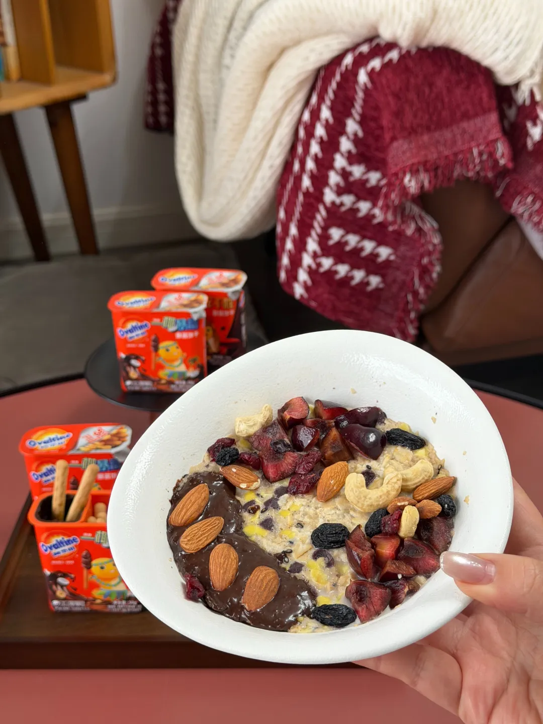 阿华田蘸酱饼干做新式腊八粥？😋年味加浓