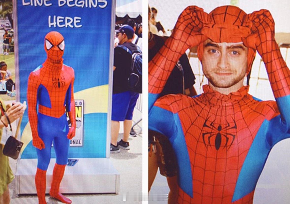 丹尼尔·雷德克里夫在最近的一期节目里开玩笑说，他的身材让他成为扮演蜘蛛侠的天选之