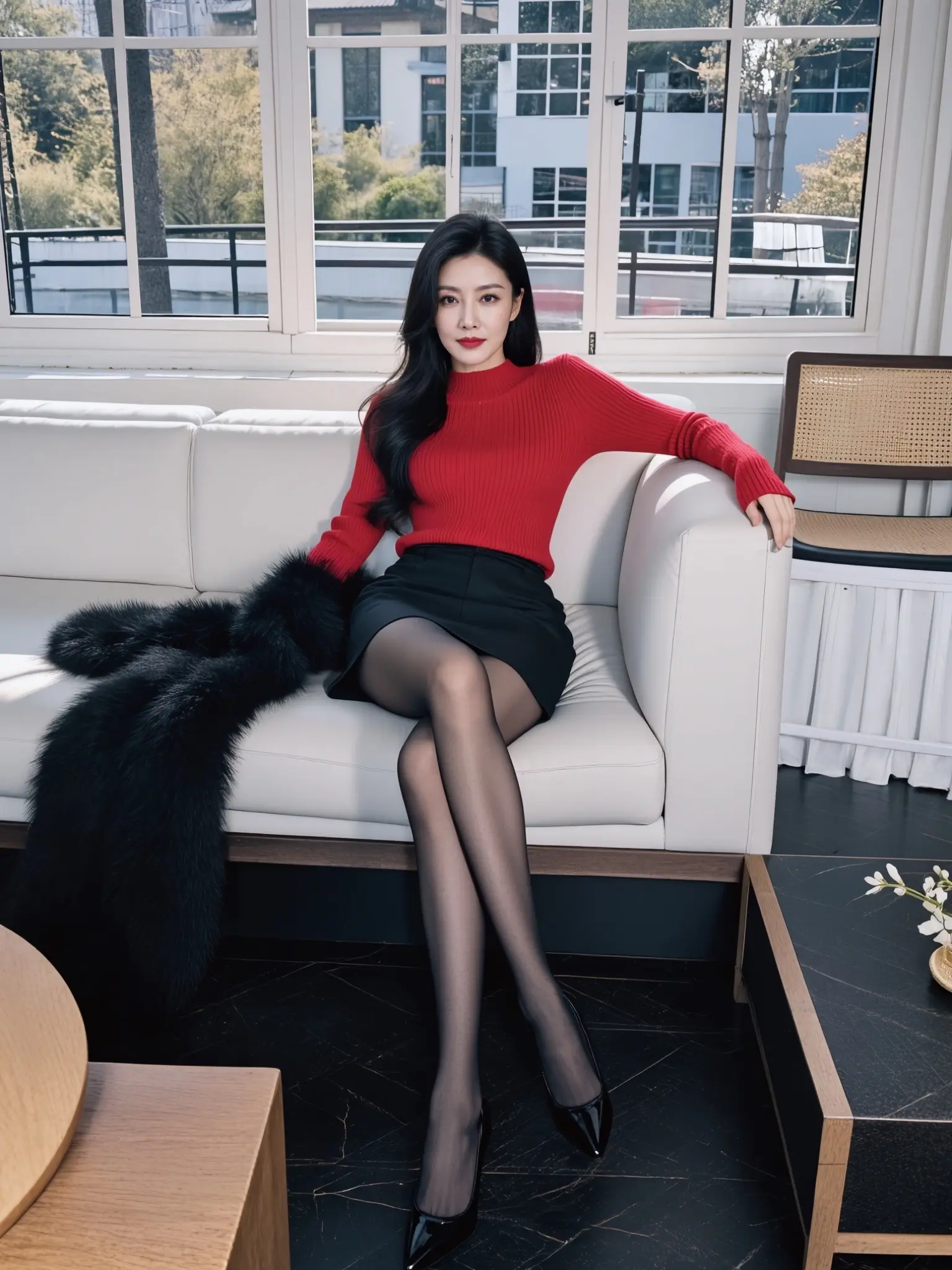 ai创作 都市丽人风