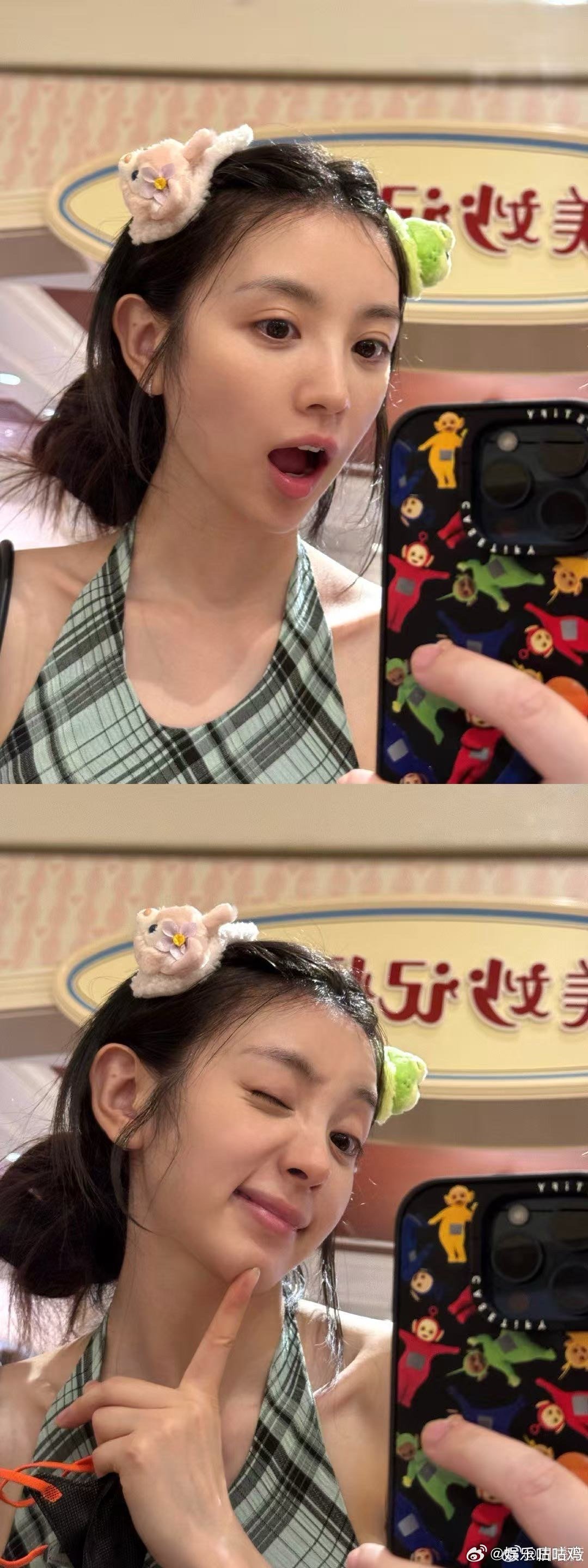 谁能想到甜美的田曦薇还有搞笑这一面，各种综艺名场面笑到我捶地，田曦薇是搞笑甜妹 