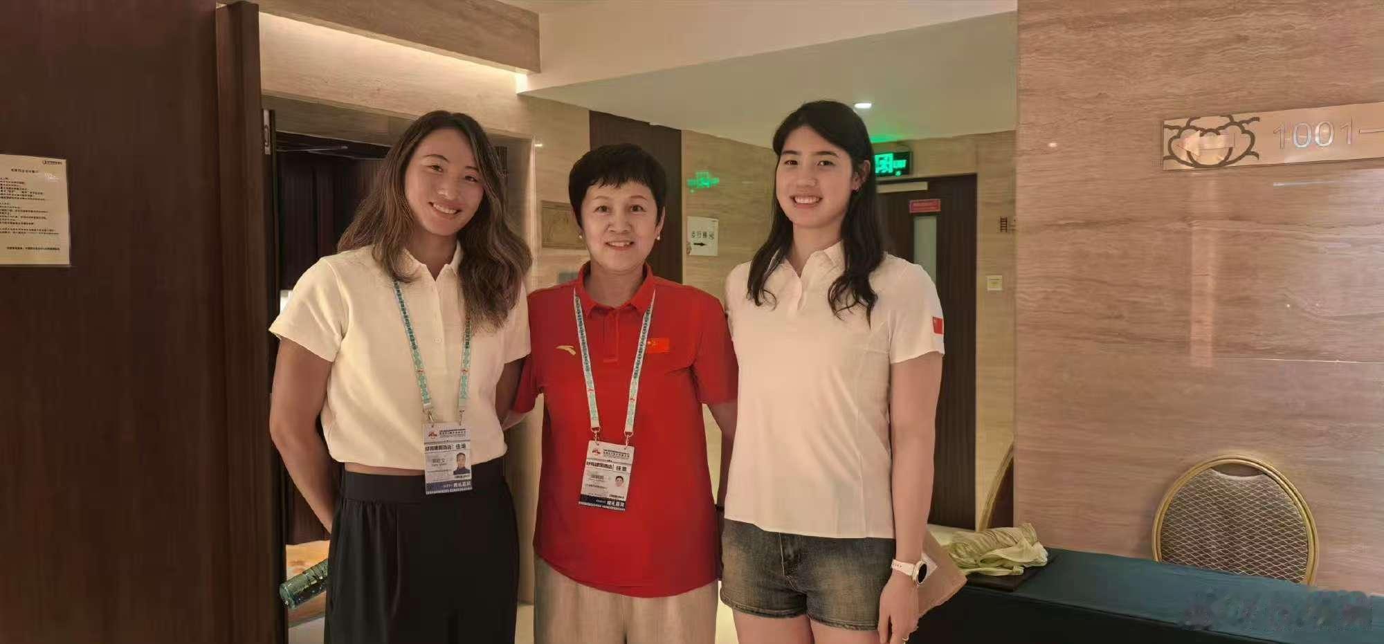 三位奥运会传奇女人同框！ ​​​