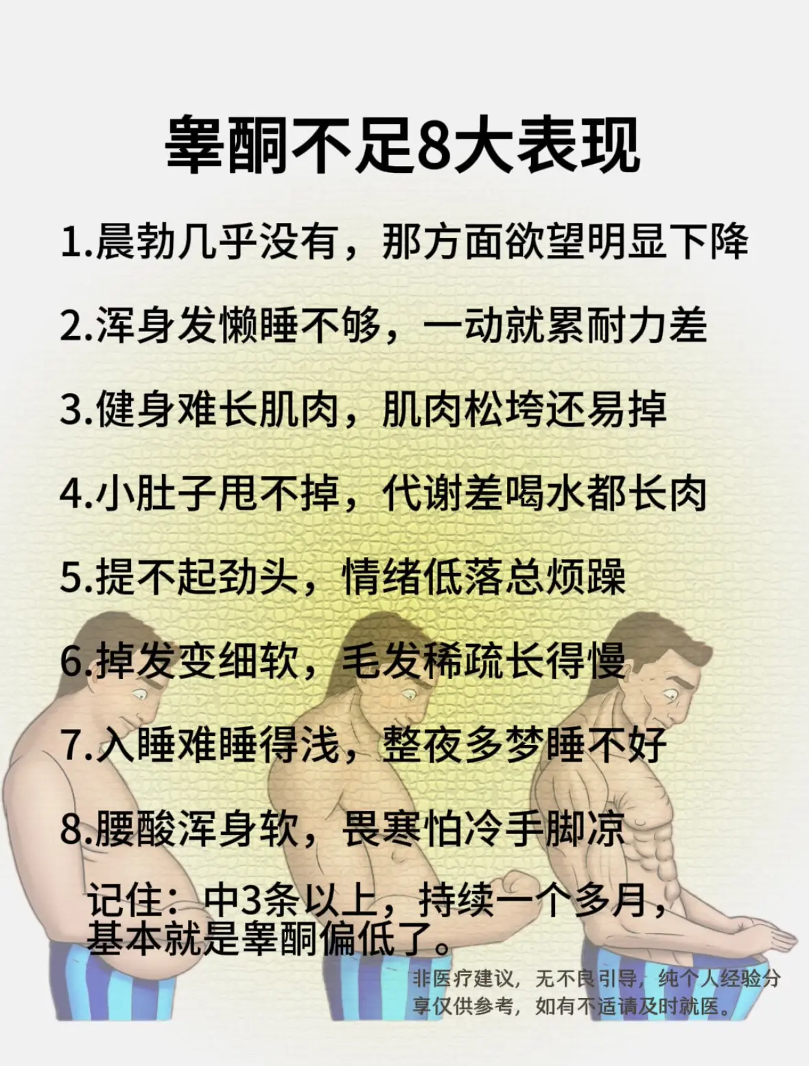 男生兄弟们，你知道睾酮的重要性吗？