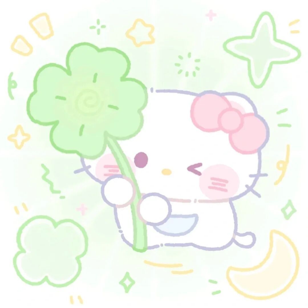 Hellokitty  可爱抽象hello Kitty头像 