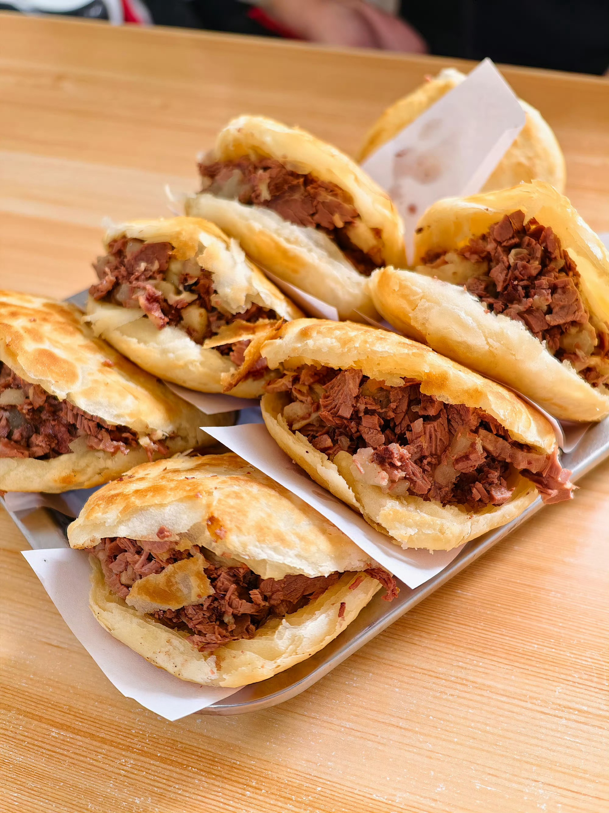 好久没吃驴火了