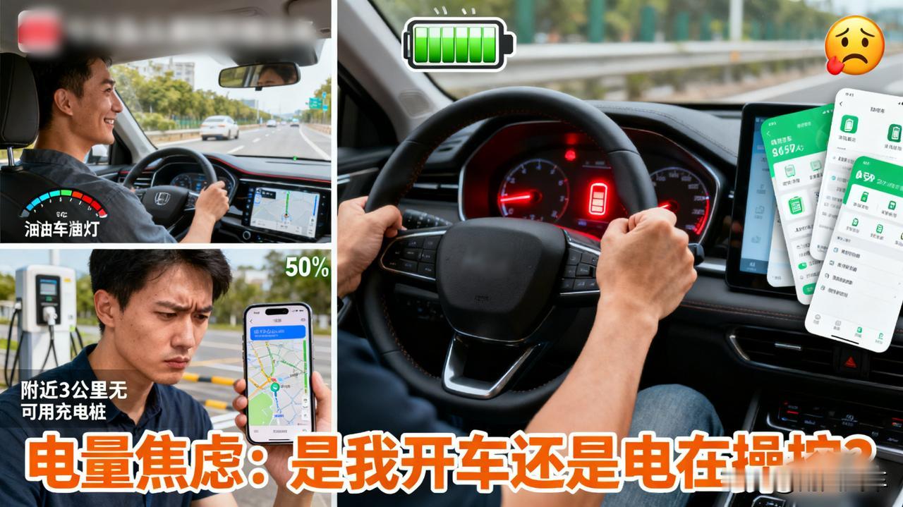 自从开了电车，我得了“电量焦虑症”

油表亮灯都不慌，电量低于50%就开始心发慌