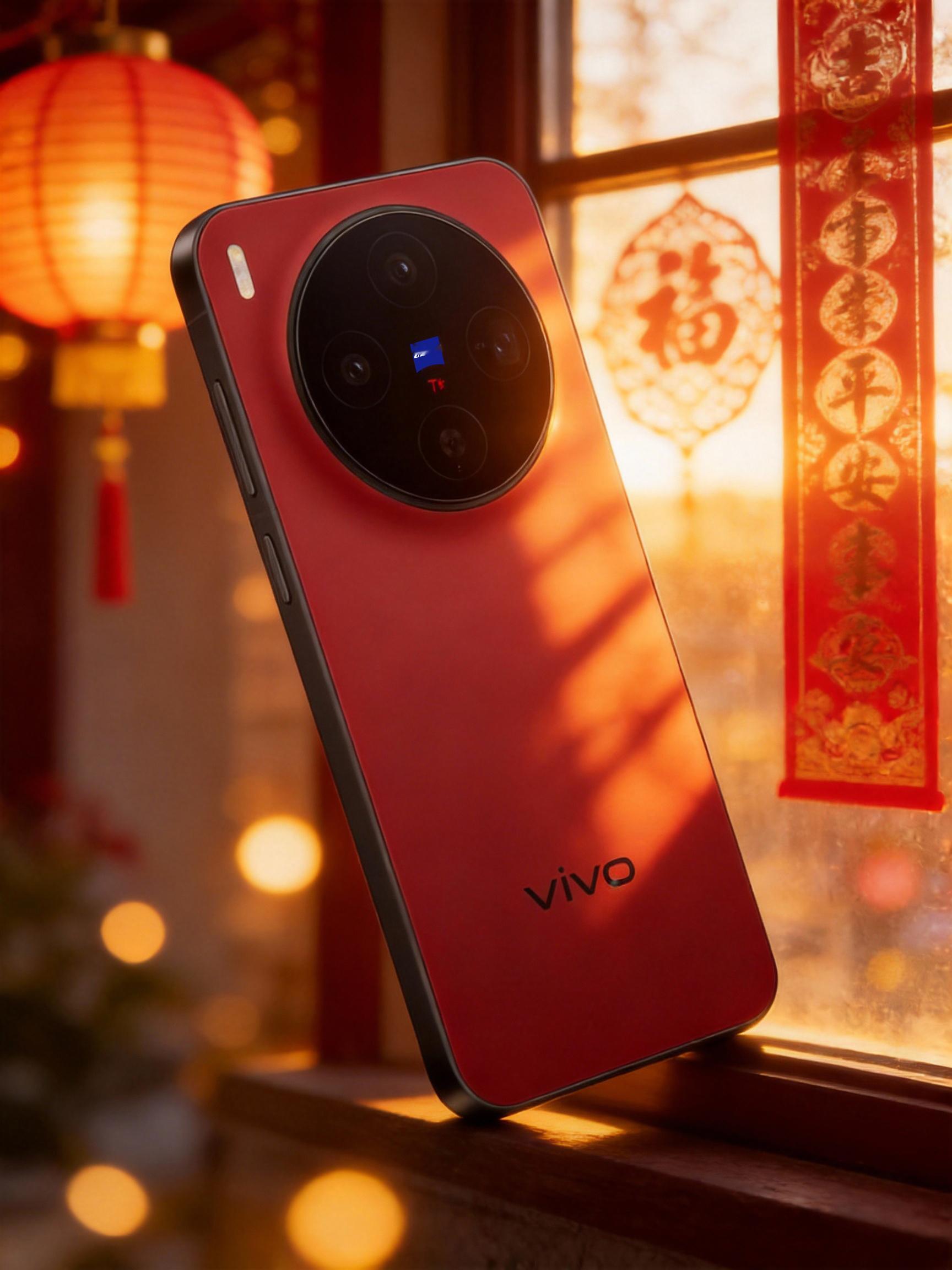 好运来！好运红！又红又好运！新年就要开始解冻了！！！vivo X300好运红年味