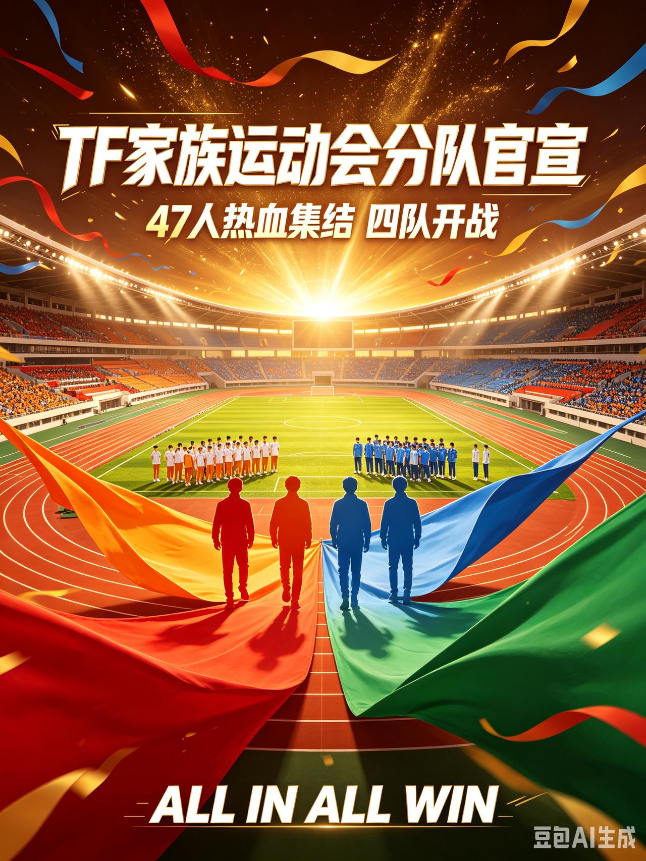 TF家族运动会分队官宣，47人热血集结
 
谁的DNA动了！2026TF家族运动
