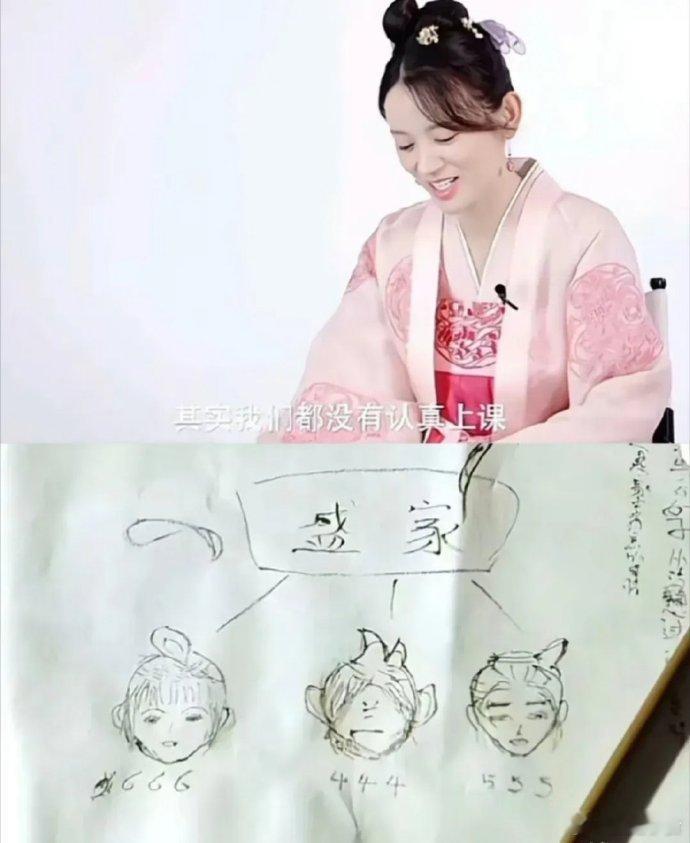 《知否》以为大家都在认真上课，结果都在画画[偷笑] ​​​