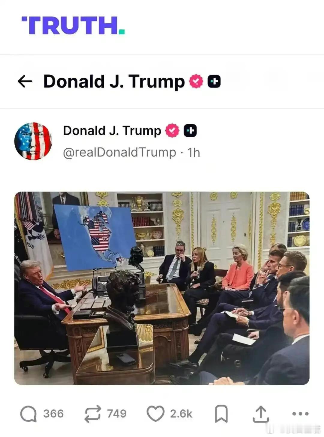 这群强盗，真的开始准备“新美国”地图了？今天我实在忍不住想要这么写。我今天看到了