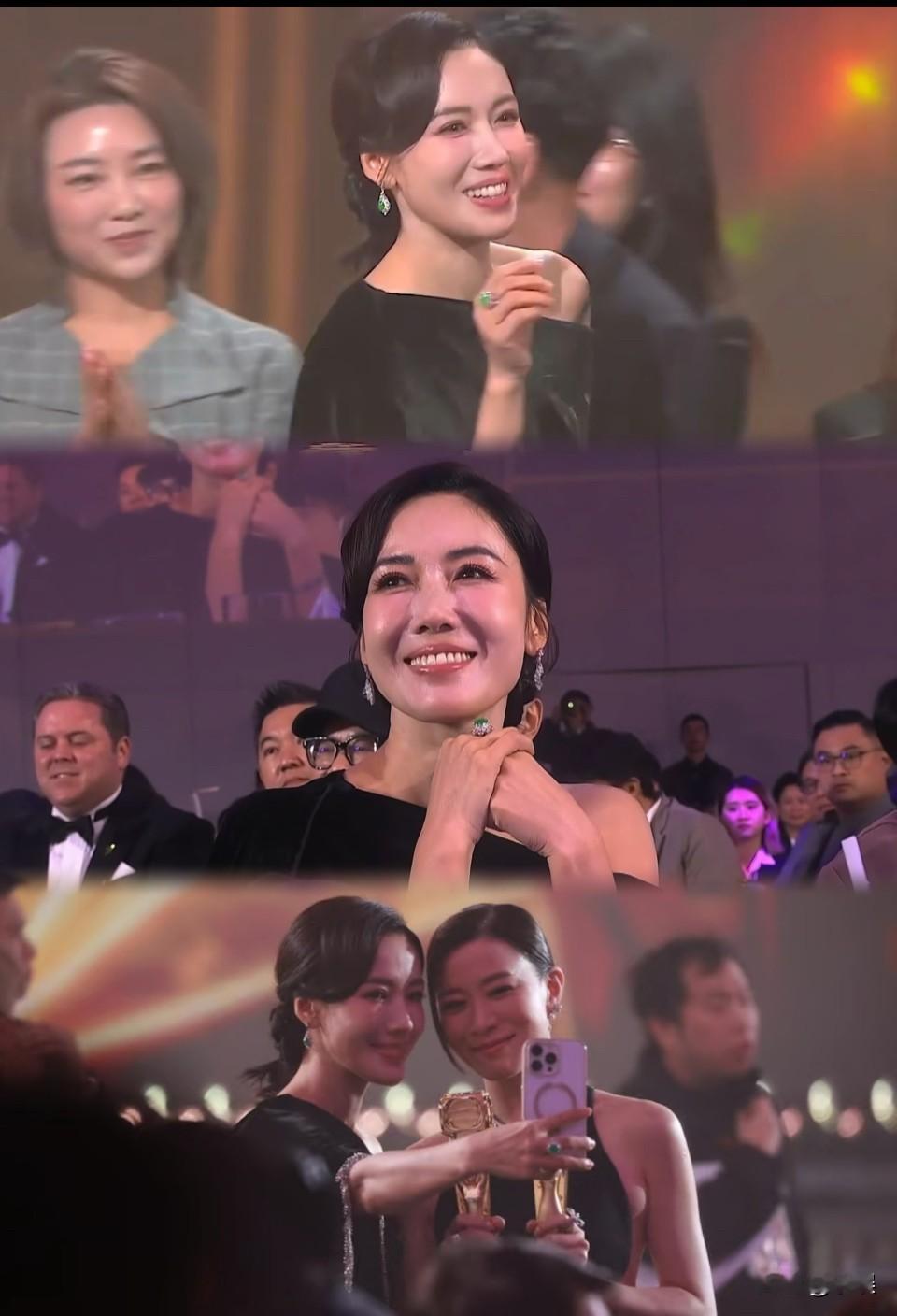 还记得之前她在胡说八道那个综艺节目里面说觉得自己很没用，就我一个人没奖，好辛酸。