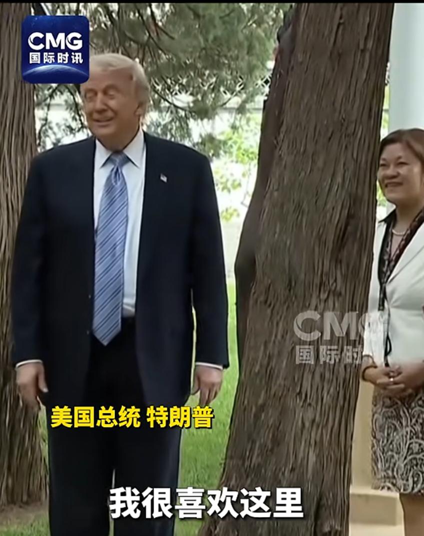 特朗普这次确实是高兴了，居然说可能都舍不得走了！看来，他是真的很开心，相信对他来