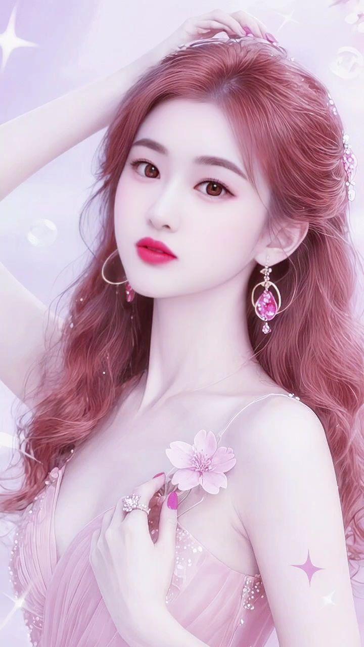 少女心爆棚 粉色花漾妆造 梦幻氛围感拉满 粉色系穿搭 清纯甜美