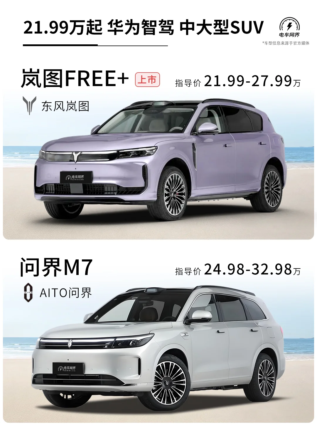 21.99万起 标配华为全家桶 比问界M7还香❓