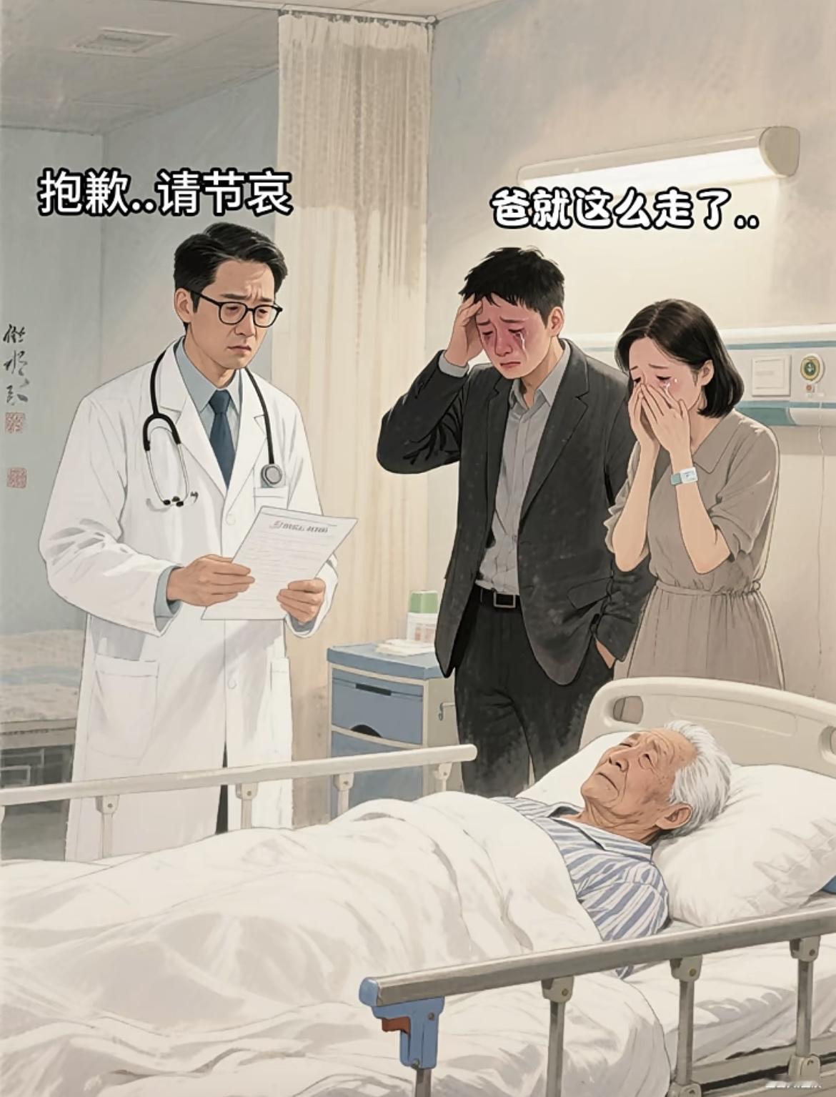 半吊子医生误诊，老父亲被误判S了[笑][打脸]
