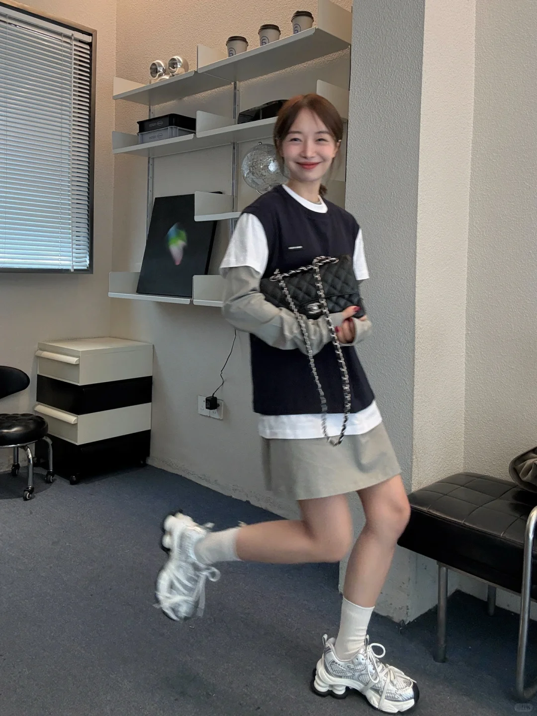 tee裙配球鞋👟