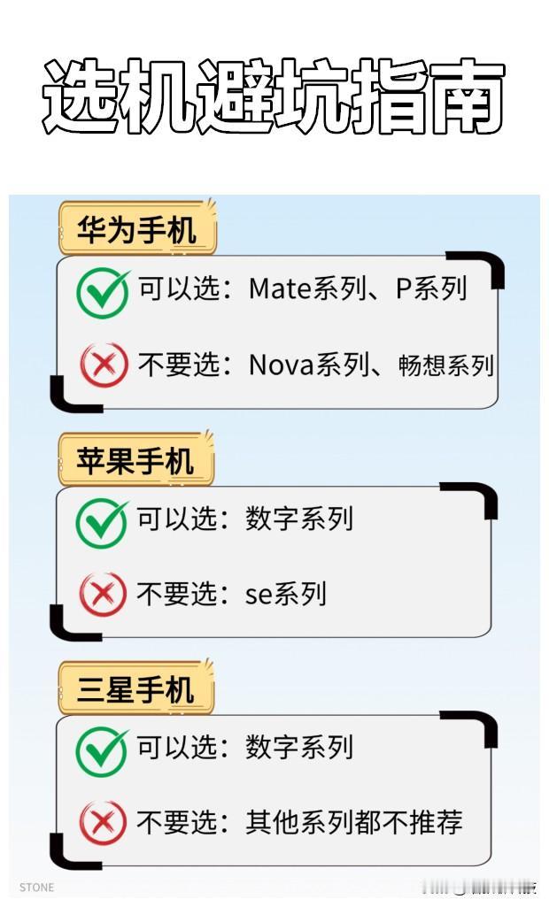 众网友整理的购机避坑指南，貌似还挺靠谱？

随着手机发布的节奏的越来越快，各大品