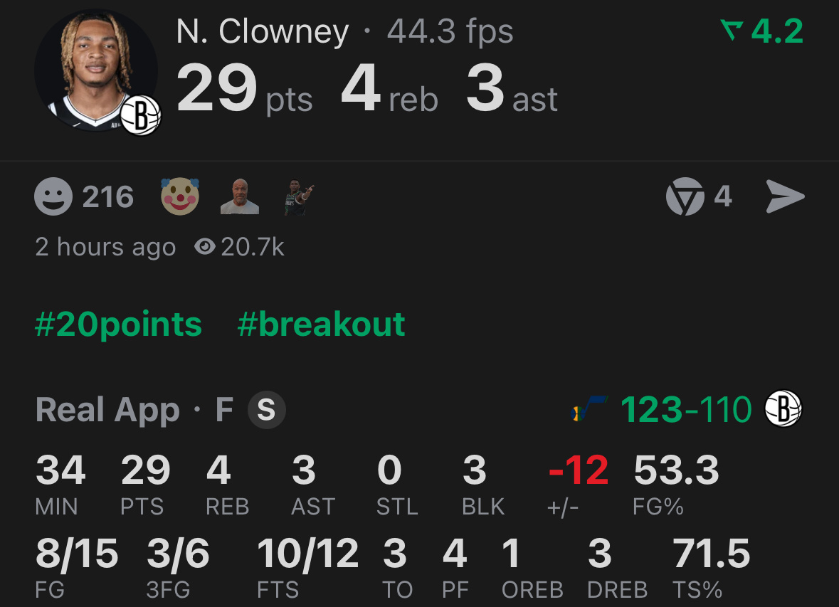 克劳尼29分平生涯第二高。沃尔夫4战第3场上双，球队输13分，他+7萨拉夫12分