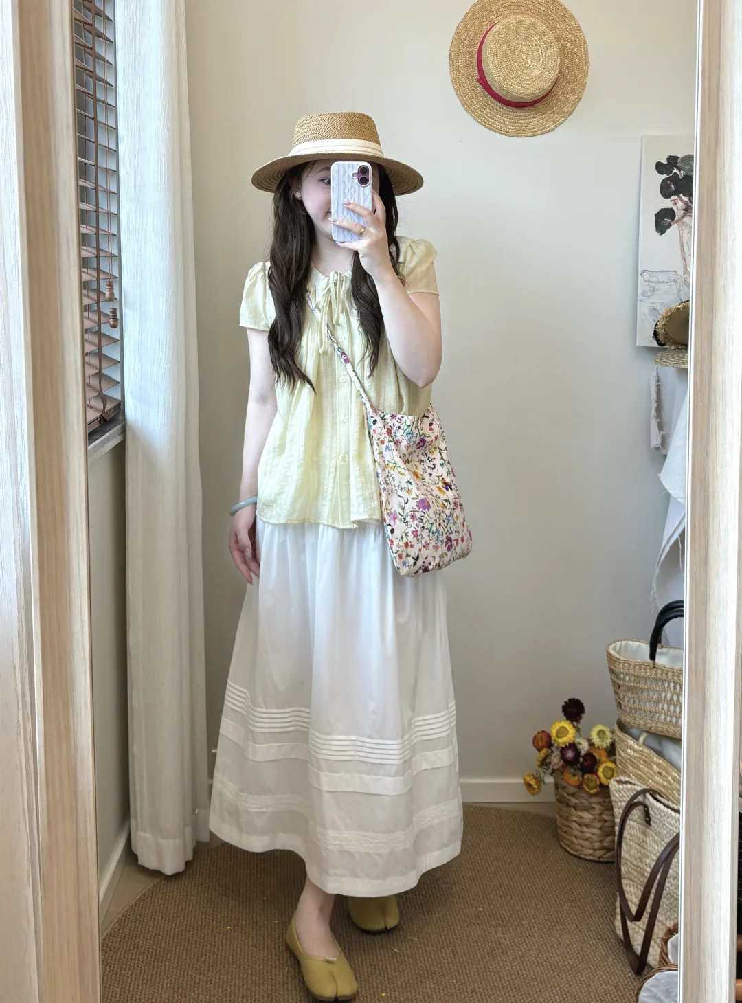 🍈蜜瓜绿和干净小白裙～