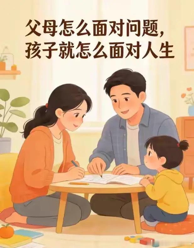 父母怎么面对问题，孩子就怎么面对人生很多家长终其一生都在搞错教育的真相！我们拼尽