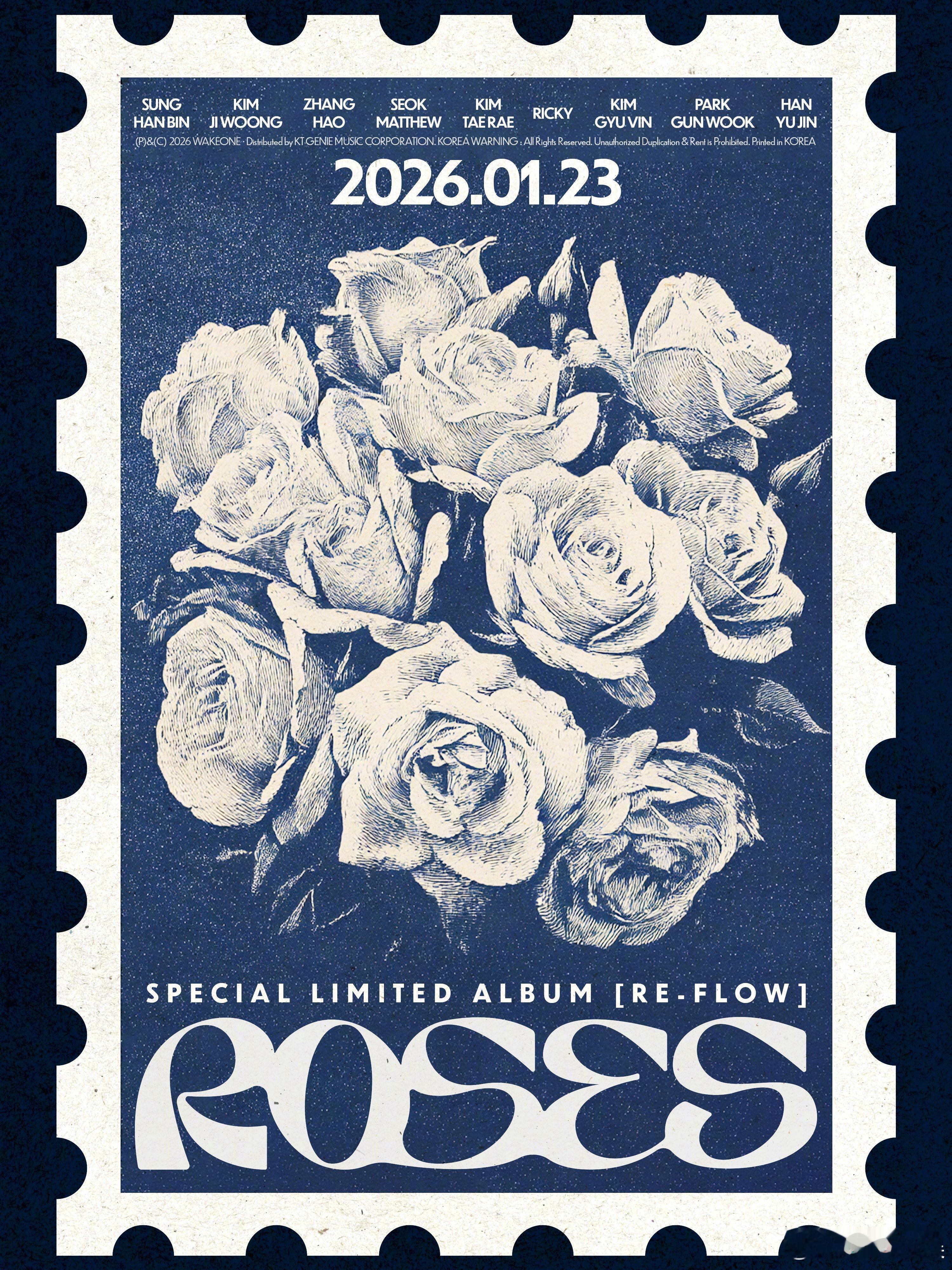 ZB1数字单曲ROSESZB1组合 ZEROBASEONE 数字单曲《ROSES