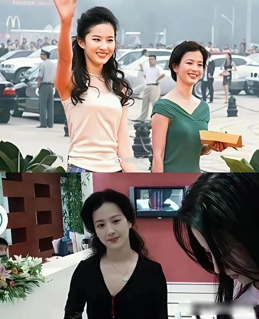 难怪刘亦菲脸蛋这么权威，有一个长相比她还出挑的妈妈确实不奇怪了，她妈妈居然在金粉