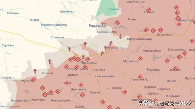 乌克兰国防军东部集群报告，控制着波克罗夫斯克北部及米尔诺赫拉德


在“东部”集