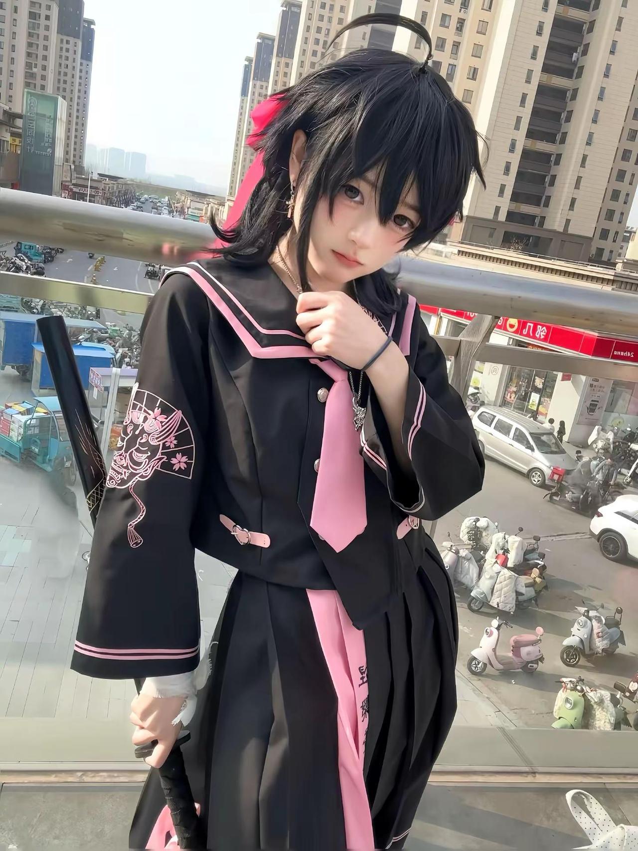 粉墨入魂，是属于少女的剑道雅风。jk 不良jk 猫吃鱼jk原创馆