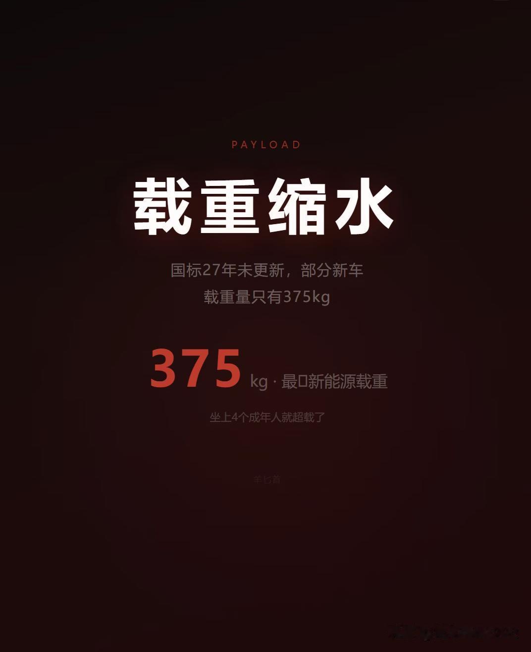 减肥的理由+1，居然是为了车！
—
1998年的国标，27年没更新。 最低载重：