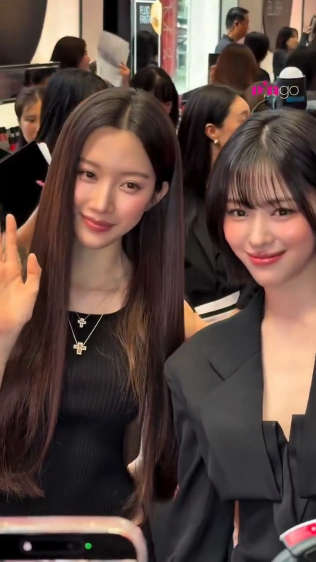 佳煐留真同框好美吧 