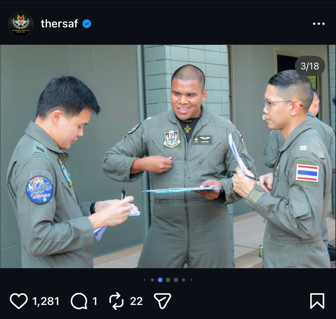 新加坡空军在XCT26上使用了我们设计的臂章用文创讲述我们的航空故事