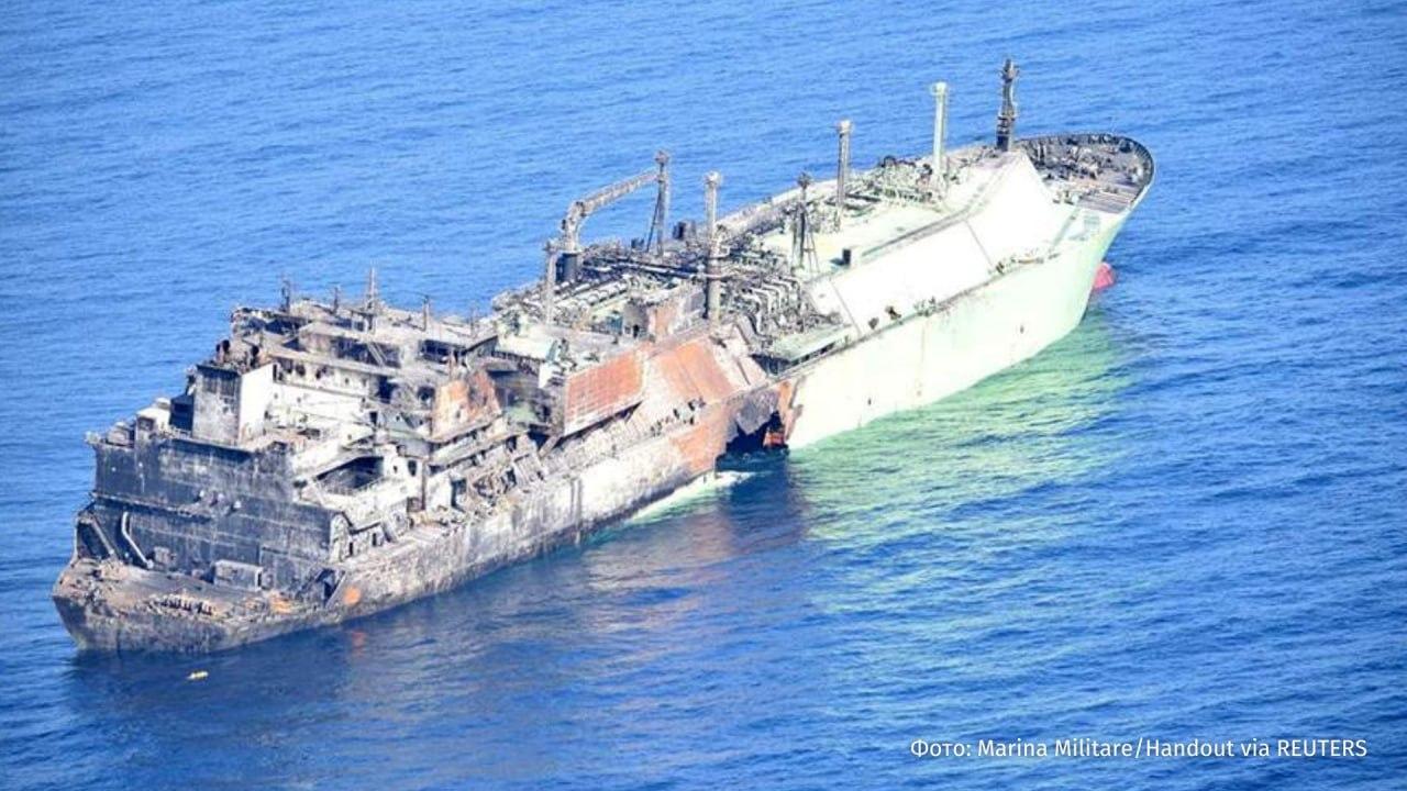 一艘埃及船只正在拖曳此前在地中海遭无人艇袭击的俄罗斯天然气船“北极甲烷号”，目前