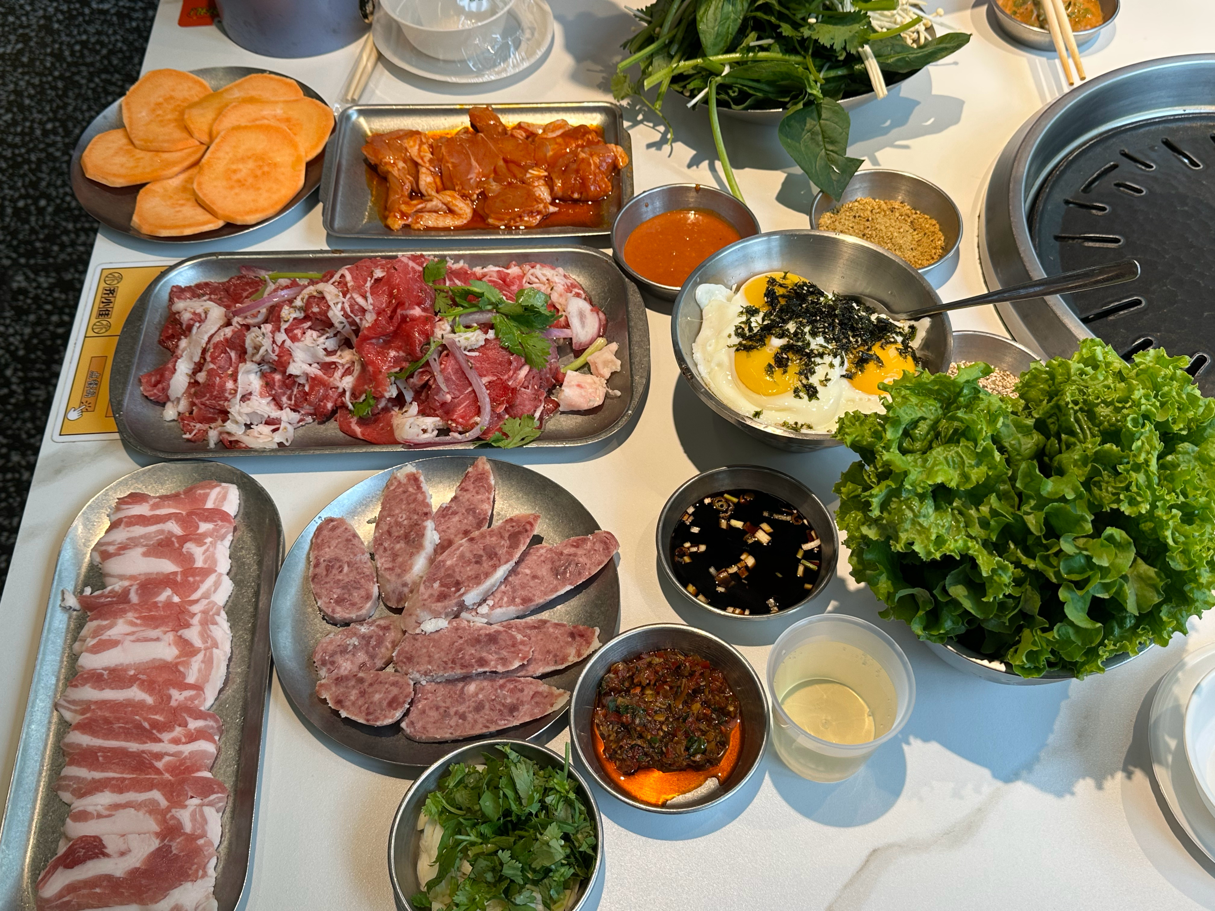 旅行 齐齐哈尔烤肉，第一次吃，这份92元的双人套餐，嘎许多啊！拼子老命7阿7否特