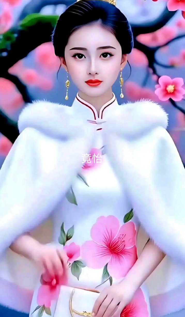 古风美人，花间仙子，优雅动人