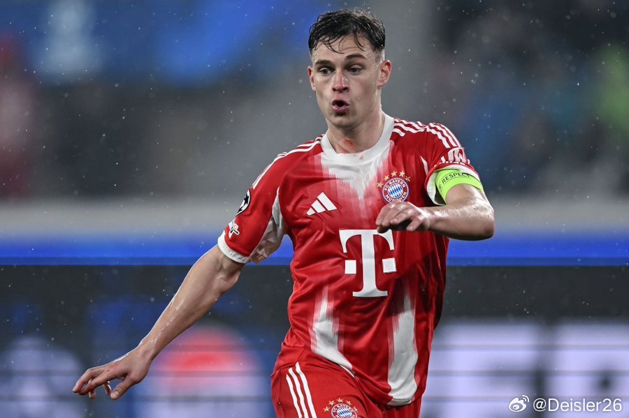 🚨🚨🚨由於累積黃牌停賽，拜仁將在對陣亞特蘭大的第二回合比賽中缺少約書亞·基