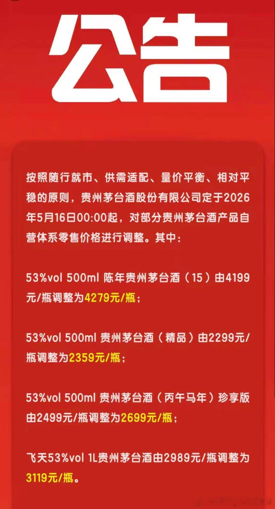 茅台凌晨公告涨价茅台酒涨价了一个不喝酒的人，也很关注这个，说明了什么呢？ 