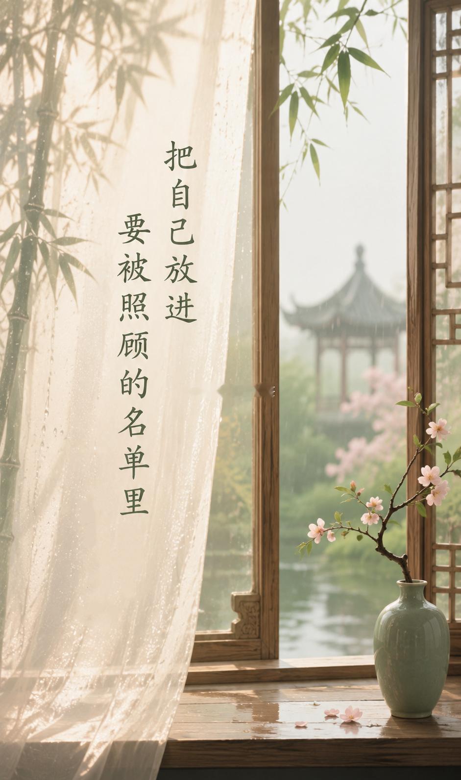 希望你偶尔能想起来。你不只是那个要完成任务、要赚钱、要照顾别人的角色，你首先是一