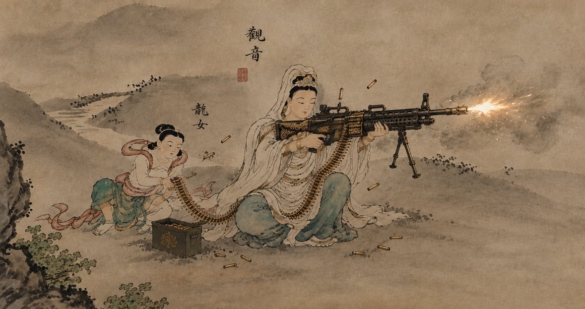 看来玉净瓶里的甘露水也不足渡这世间的芸芸众生.. 